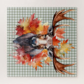 Herfstdieren puzzel (Horizontaal)