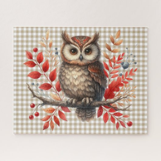 Herfstdieren puzzel (Horizontaal)