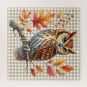 Herfstdieren puzzel (Horizontaal)