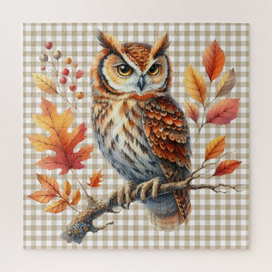 Herfstdieren puzzel (Verticaal)