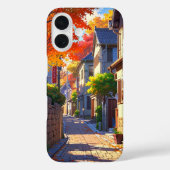 Herfstdorp zonsondergang Case-Mate iPhone case (Achterkant)