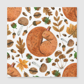 Herfstdromen: Waterverf Eekhoorn Haven