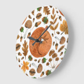 Herfstdromen: Waterverf Eekhoorn Haven Grote Klok (Hoek)