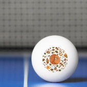 Herfstdromen: Waterverf Eekhoorn Haven Pingpongbal (Net)
