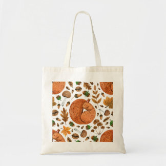 Herfstdromen: Waterverf Eekhoorn Haven Tote Bag