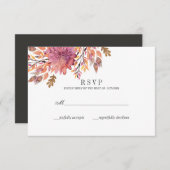 herfstdroom | Bruiloft Classic RSVP (Voorkant / Achterkant)