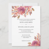 herfstdroom | Elegante bruiloft Kaart (Voorkant)