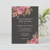 herfstdroom | Elegante bruiloft Kaart (Staand voorkant)