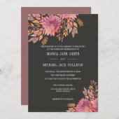 herfstdroom | Elegante bruiloft Kaart (Voorkant / Achterkant)