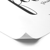 herfstdroom | Trouwvoorkeurteken Poster (Hoek)