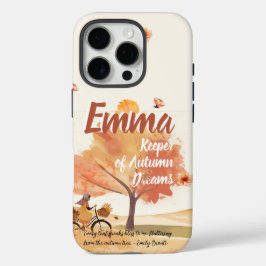 Herfstdroommeisjes – Persoonlijke kunstposter iPhone 16 Pro Hoesje