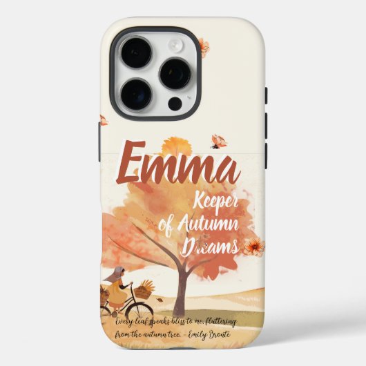 Herfstdroommeisjes – Persoonlijke kunstposter Case-Mate iPhone Case (Achterkant)