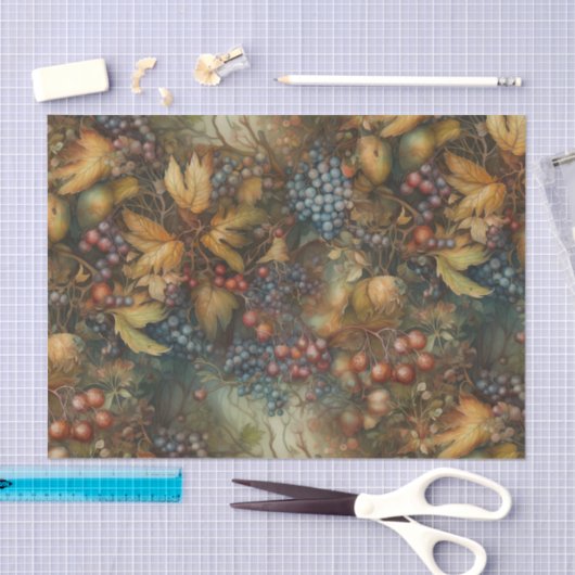 Herfstdruiven Tissuepapier (Craft)