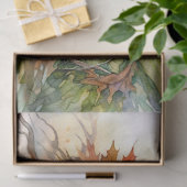 Herfstdryade laat bladeren vallen tissuepapier (Geschenk)