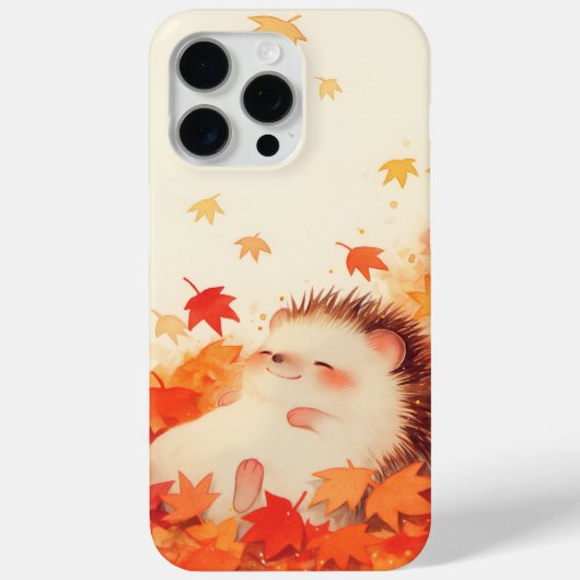 Herfstdutje voor egel Case-Mate iPhone case (Achterkant)