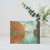 Herfsteffect bij Argenteuil door Monet, Briefkaart (Staand voorkant)