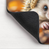 Herfstegels met gebreid Pet Muismat (Hoek)