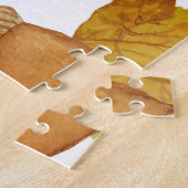 Herfsteikels: Waterverf Thanksgiving Design Legpuzzel (Zijkant)