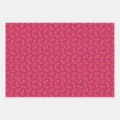 Herfsteikenpapier - pruim/bes/maïs inpakpapier vel (Voorkant 3)