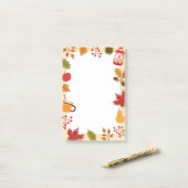 Herfstelementen Notities Post-it® Notes (Op bureau)