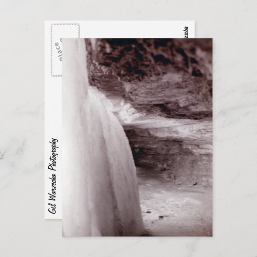 Herfsten, bevroren briefkaart (Voorkant / Achterkant)