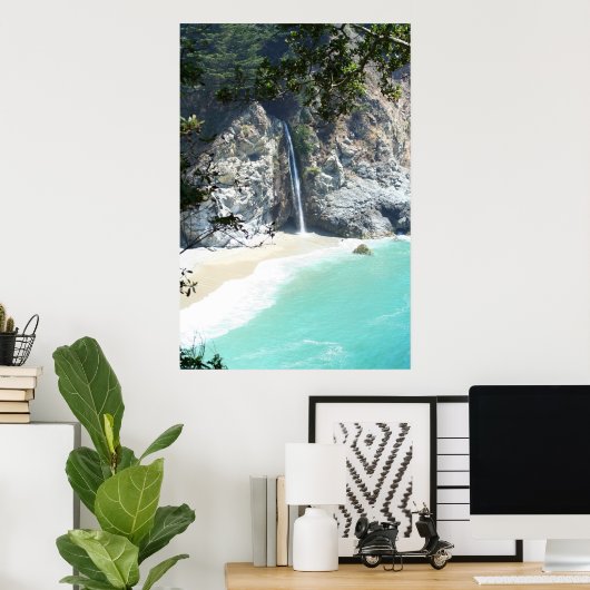 herfsten bij Big Sur Poster (Thuiskantoor)