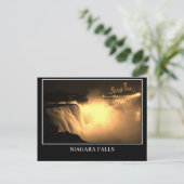 Herfsten bij nacht briefkaart (Staand voorkant)