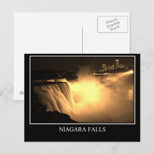 Herfsten bij nacht briefkaart (Voorkant / Achterkant)