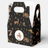 Herfsten bosdieren najaar bladeren bedankdoosjes (Geopend)