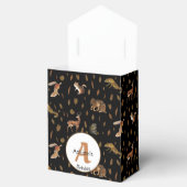 Herfsten bosdieren najaar bladeren bedankdoosjes (Geopend)