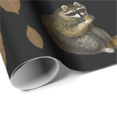 Herfsten bosdieren najaar bladeren cadeaupapier (Rol Hoek)