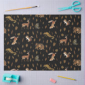 Herfsten bosdieren najaar bladeren tissuepapier (Craft)