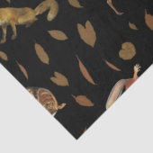 Herfsten bosdieren najaar bladeren tissuepapier (Detail)