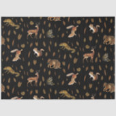 Herfsten bosdieren najaar bladeren tissuepapier (Voorkant)