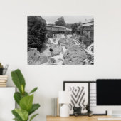 Herfsten boven Brockway Gorge Poster (Thuiskantoor)