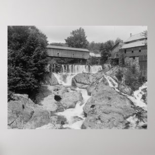 Herfsten boven Brockway Gorge Poster