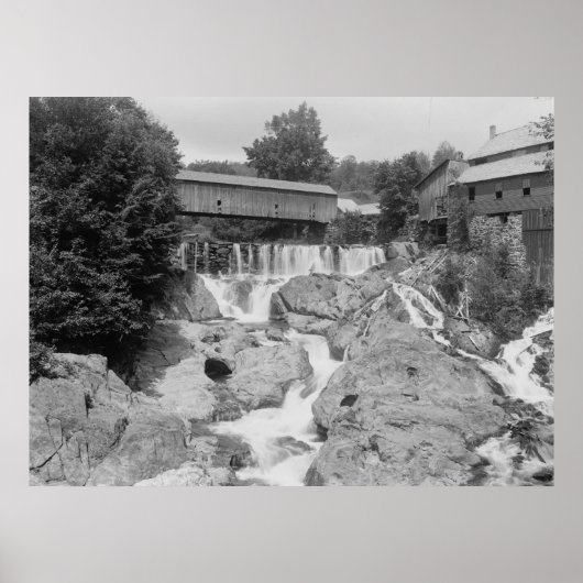 Herfsten boven Brockway Gorge Poster (Voorkant)