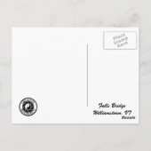 Herfsten Bridge Briefkaart (Achterkant)