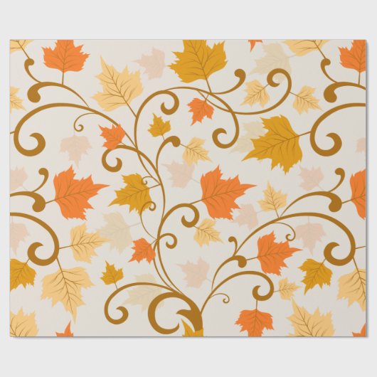 Herfsten Cadeaupapier (Vlak)