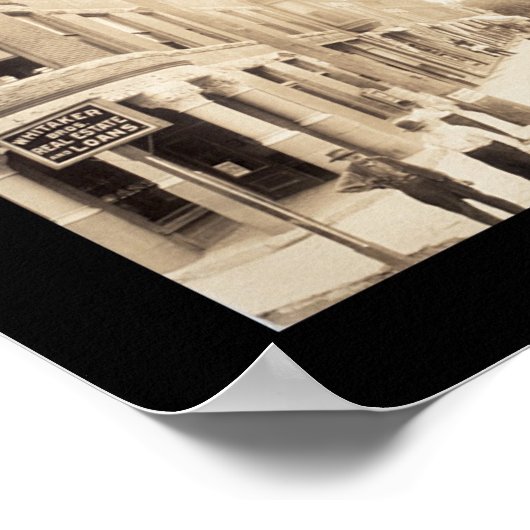 Herfsten City, NE Foto 1908 Poster (Hoek)