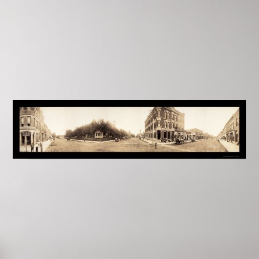 Herfsten City, NE Foto 1908 Poster (Voorkant)