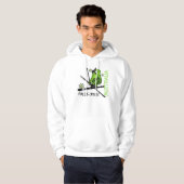Herfsten Creek Australia green skier mantel hoodie (Voorkant volledig)