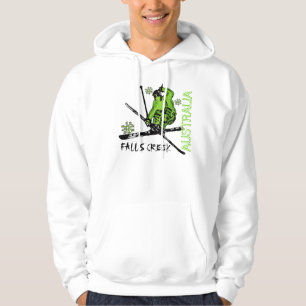 Herfsten Creek Australia green skier mantel hoodie