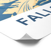 Herfsten Creek Australië Reisprint Poster (Hoek)