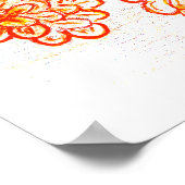 Herfsten De Zon Poster (Hoek)