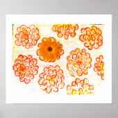 Herfsten De Zon Poster (Voorkant)