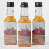 Herfsten Doordrukken Mini Liquor Etiket op flesje (Flessen)