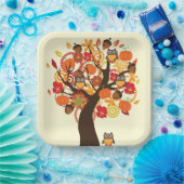 Herfsten en pompoenen papieren bordje (Feest)