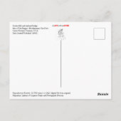 Herfsten en spoorbrug briefkaart (Achterkant)