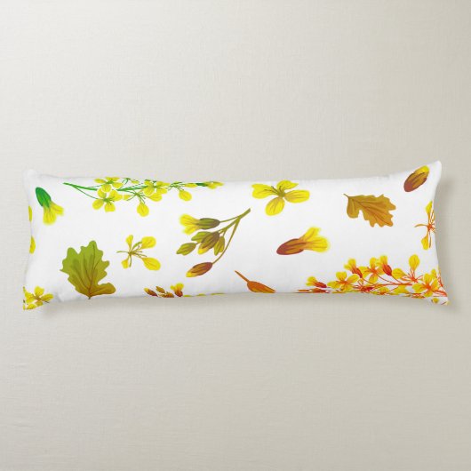 Herfsten Floral Pattern Body Pillow Lichaamskussen (Achterkant)